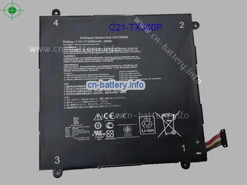 7.6V ASUS TRANSFORMER BOOK TX300CA Battery 5000mAh