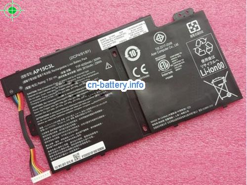 7.5V ACER 2ICP4/91/91 电池 4030mAh, 30Wh 