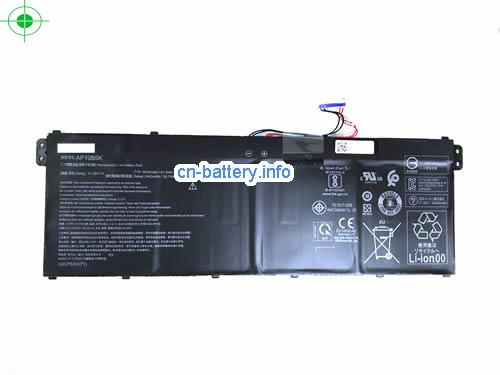 11.55V ACER AP19B5K 电池 3550mAh, 41Wh 