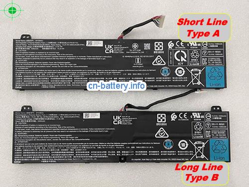 15.2V ACER PREDATOR TRITON 500 SE PT516-51S Battery 6758mAh