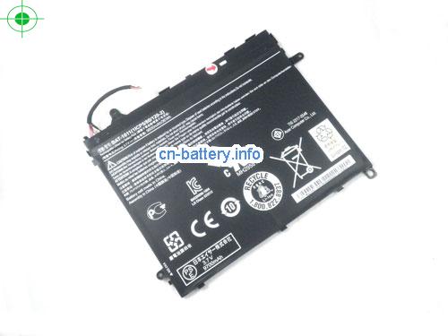 3.7V ACER 1ICP5/80/120-2 电池 9800mAh, 36Wh 