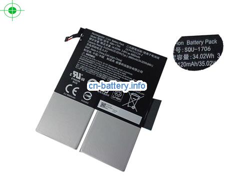 3.84V ACER CHROMEBOOK TAB 10 D651N Battery 8860mAh