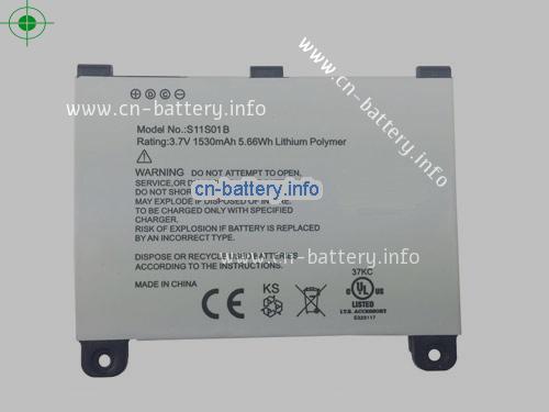 3.7V AMAZON 170101200 电池 1530mAh, 5.66Wh 