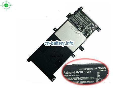 可充电 C21n1409 电池 37wh 4800mah  Asus 笔记本 X 系列 X455 