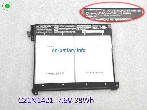 Asus C21n1421 电池 0b200-01520000 38wh 7.6v 