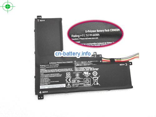 11.1V ASUS C3LNL324 电池 3970mAh, 44Wh 