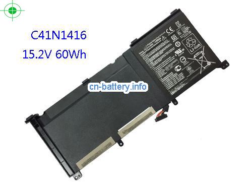 15.2V ASUS N501JW-1B Battery 4400mAh