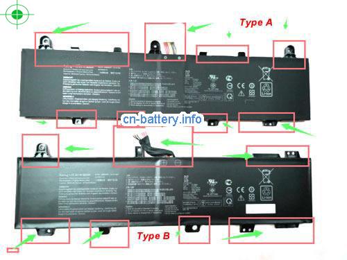 15.4V ASUS ROG ZEPHYRUS DUO 15 GX550LXS-HF100T Battery 5675mAh