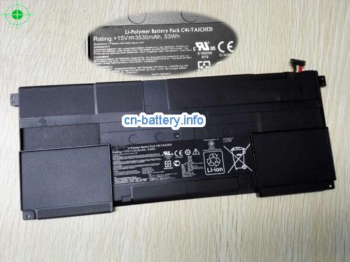 15V ASUS C41TAICHI31 电池 3535mAh, 53Wh 