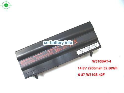 14.8V CLEVO 6-87-W310S-429 电池 2200mAh, 32.56Wh 