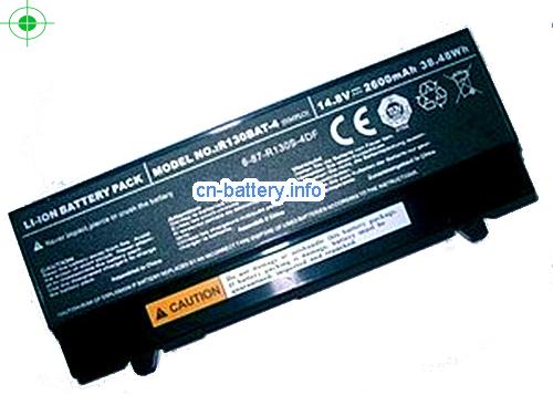 Clevo 电池 R130bat-4 R130bat-8 6-87-r130s-4d72 38wh 