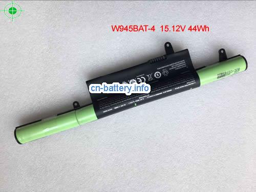 15.12V CLEVO 6-87-W945S 电池 2800mAh, 44Wh 