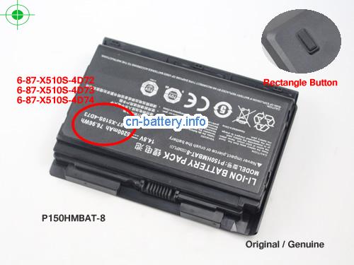 14.8V SAGER NP8268-S Battery 5200mAh