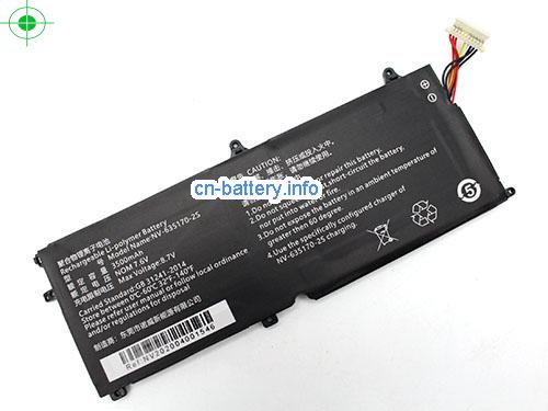 替代 Chuwi Nv-635170-2s 电池  Minibook Cwi526 Li-polymer 3500mah 