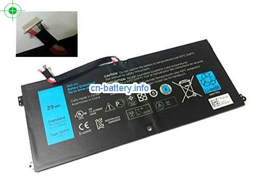 Dell 427ty 05f3f9  P12gz1-01-n01 Pgf3592a5a 电池  Tablet Dxr10 29wh 