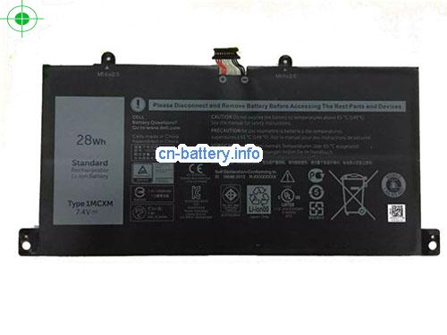 原厂 1mcxm 电池 G3jjt  Dell Latitude 11 5175 28wh 7.4v 3520mah 