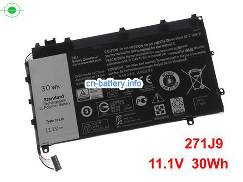 11.1V DELL GWV47 电池 30Wh