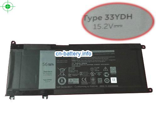 15.2V DELL 4WNOY 电池 3500mAh, 56Wh 