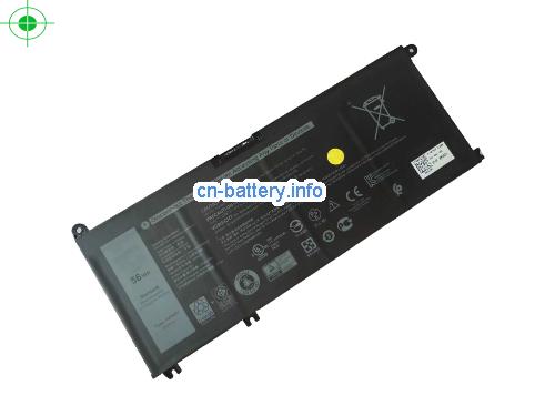 替代 4wn0y 电池  Dell Inspiron 13 7778 7779 系列 15.2v Li-polymer 