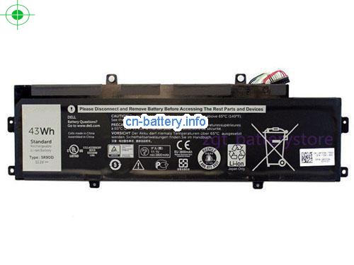 11.1V DELL E225846 电池 3800mAh, 43Wh 