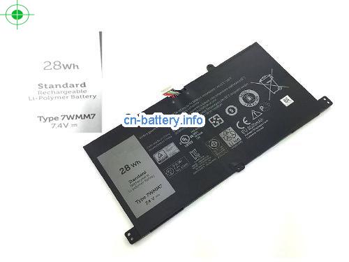 7.4V DELL DL011301-PLP22G01 电池 3520mAh, 28Wh 