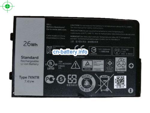 7.4V DELL J7HTX 电池 3500mAh, 26Wh 