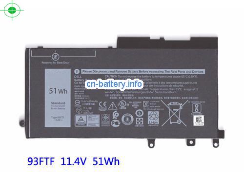 11.4V DELL GD1JP 电池 4254mAh, 51Wh 