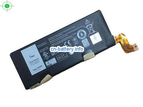 3.7V DELL H6PR0 电池 2485mAh, 9Wh 