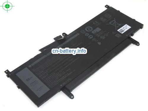 7.6V DELL N7HT0 电池 6840mAh, 52Wh 