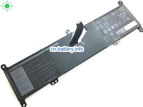 7.6V DELL MJMVV 电池 3500mAh, 28Wh 