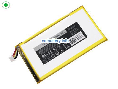 3.8V DELL 0YMX0W 电池 4550mAh, 17.29Wh 