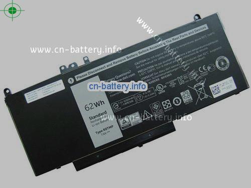 7.6V DELL 6MT4T 电池 8260mAh, 62Wh 