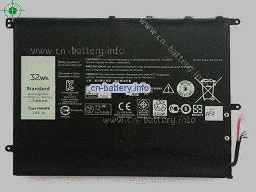 7.4V DELL YN6W9 电池 4329mAh, 32Wh 