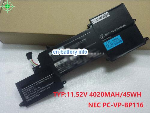 11.4V NEC PCVPBP116 电池 3960mAh, 45Wh 