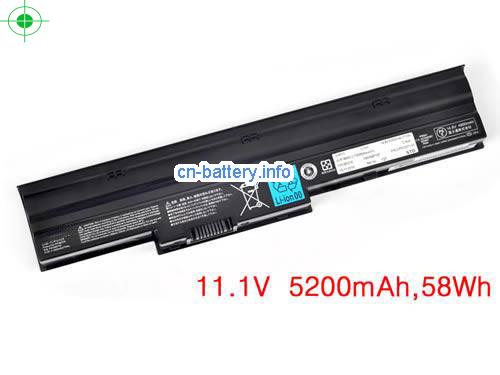 11.1V FUJITSU FPCBP276AP 电池 5200mAh, 58Wh 