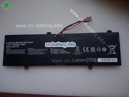 7.4V GIGABYTE GASF20 电池 5270mAh, 39Wh 