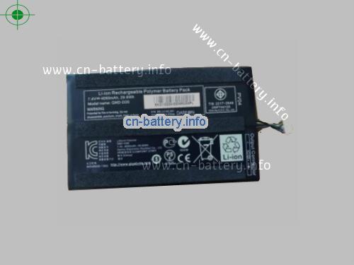 7.4V GIGABYTE S1080 TABLET Battery 4000mAh