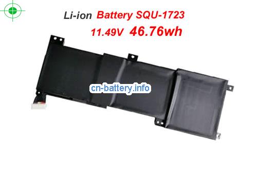 11.49V GIGABYTE SQU1723 电池 4070mAh, 46.76Wh 