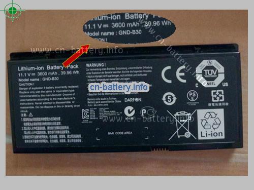 11.1V GIGABYTE M2432 Battery 3600mAh