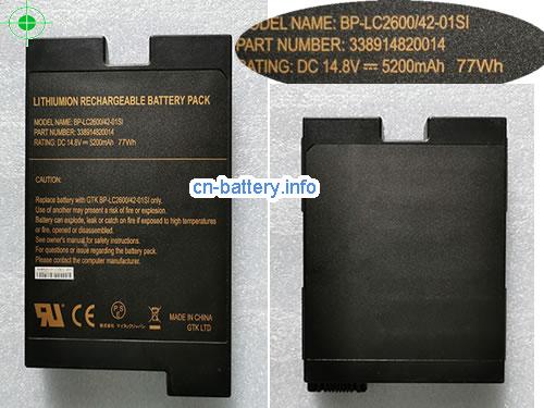 14.8V GETAC 338914820014 电池 5200mAh, 77Wh 