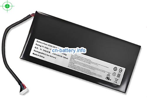 11.1V HASEE ICP476787P-3S 电池 3440mAh, 38.184Wh 