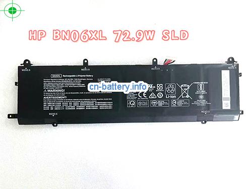 11.55V HP BN06072XL 电池 6000mAh, 72Wh 