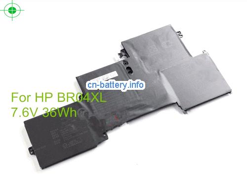 7.4V HP BO04040XL-PL 电池 4720mAh, 34.9Wh 