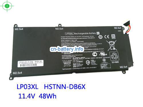 11.4V HP HSTNN-DB6X 电池 48Wh