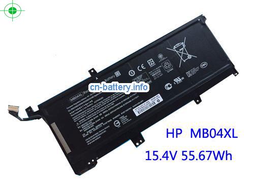 15.4V HP MB04XL 电池 3470mAh, 55.67Wh 