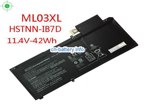 11.4V HP SPECTRE X2 12-A019TU Battery 3570mAh