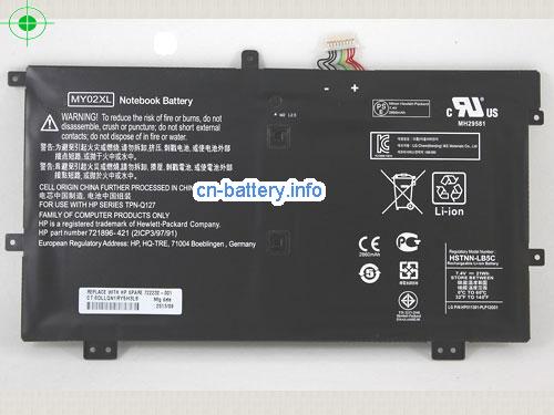 Hp My02xl Tpn-q127 Hstnn-ib5c 电池 21wh 7.4v 