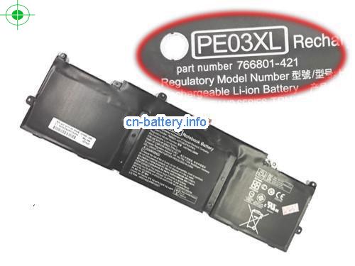 11.4V HP 767058-005 电池 36Wh