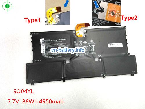 7.7V HP SPECTRE 13-V022TU Battery 4950mAh