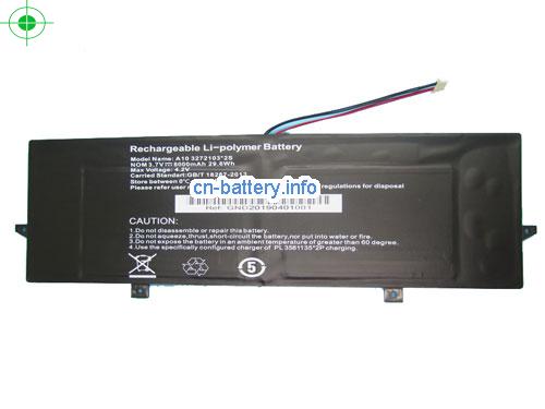 3.7V JUMPER A10-3272103-2S 电池 8000mAh, 29.6Wh 